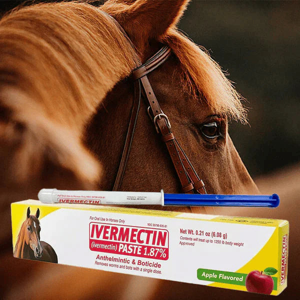 🔥 Laatste dag: 49% korting – Ivermectine Paardenpasta 1,87% (6,08 g tubes)