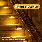 Luces solares para escalones