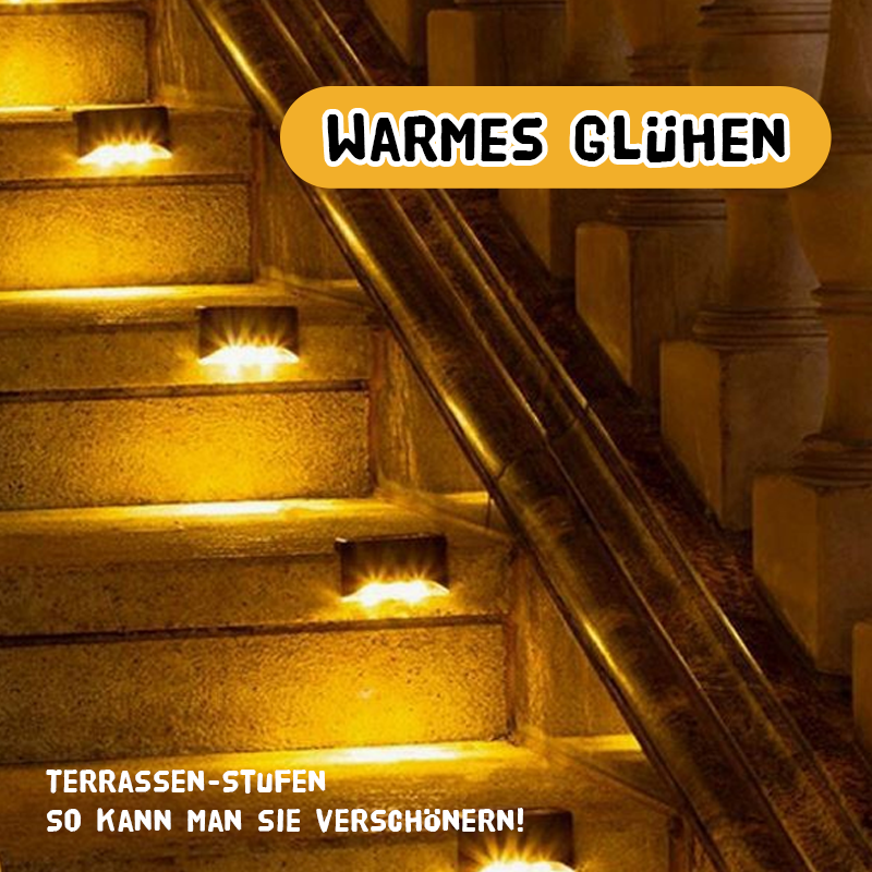 Luces solares para escalones