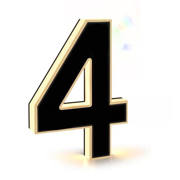 🎁✨ Número de puerta exterior iluminado con energía solar