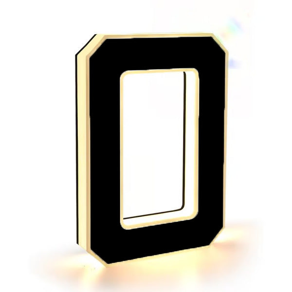 🎁✨ Número de puerta exterior iluminado con energía solar